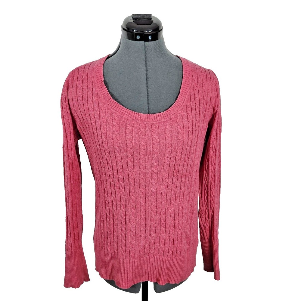 Eddie Bauer Crew Neck Ribbed Sweater Size‎ M